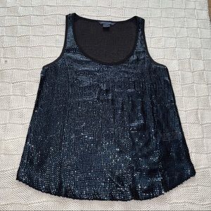 French Connection Sequin Tank Top